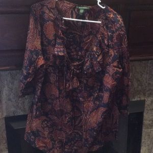 Ralph Lauren Paisley Blouse